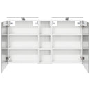 vidaXL Fürdőszobai Szekrény Szett 3 pcs 120 x 14,5 x 70 cm Faanyag