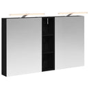 vidaXL Fürdőszobai Szekrény Szett 3 pcs 120 x 14,5 x 70 cm Faanyag