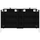 vidaXL Fürdőszobai Szekrény Szett 3 pcs 120 x 14,5 x 70 cm Faanyag