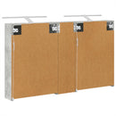 vidaXL Fürdőszobai Szekrény Szett 3 pcs 120 x 14,5 x 70 cm Faanyag