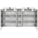 vidaXL Fürdőszobai Szekrény Szett 3 pcs 120 x 14,5 x 70 cm Faanyag