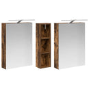 vidaXL Fürdőszobai Szekrény Szett 3 pcs 120 x 14,5 x 70 cm Faanyag