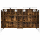 vidaXL Fürdőszobai Szekrény Szett 3 pcs 120 x 14,5 x 70 cm Faanyag