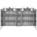 vidaXL Fürdőszobai Szekrény Szett 3 db 120 x 14,5 x 70 cm Szerelt fa