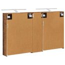vidaXL Fürdőszobai Szekrény Szett 3 pcs 120 x 14,5 x 70 cm Faanyag