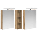 vidaXL Fürdőszobai Szekrény Szett 3 pcs 120 x 14,5 x 70 cm Faanyag