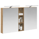 vidaXL Fürdőszobai Szekrény Szett 3 pcs 120 x 14,5 x 70 cm Faanyag