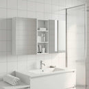 vidaXL Fürdőszobai Szekrény Szett 3 pcs 130 x 14,5 x 70 cm Faanyag