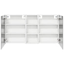 vidaXL Fürdőszobai Szekrény Szett 3 pcs 130 x 14,5 x 70 cm Faanyag