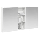 vidaXL Fürdőszobai Szekrény Szett 3 pcs 130 x 14,5 x 70 cm Faanyag
