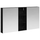 vidaXL Fürdőszobai Szekrény Szett 3 pcs 130 x 14,5 x 70 cm Faanyag
