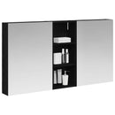 vidaXL Fürdőszobai Szekrény Szett 3 pcs 130 x 14,5 x 70 cm Faanyag