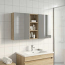 vidaXL Fürdőszobai Szekrény Szett 3 pcs 130 x 14,5 x 70 cm Faanyag
