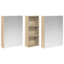 vidaXL Fürdőszobai Szekrény Szett 3 pcs 130 x 14,5 x 70 cm Faanyag
