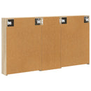 vidaXL Fürdőszobai Szekrény Szett 3 pcs 130 x 14,5 x 70 cm Faanyag