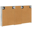 vidaXL Fürdőszobai Szekrény Szett 3 pcs 130 x 14,5 x 70 cm Faanyag