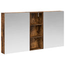vidaXL Fürdőszobai Szekrény Szett 3 db 130 x 14,5 x 70 cm Szerelt fa