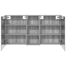 vidaXL Fürdőszobai Szekrény Szett 3 pcs 130 x 14,5 x 70 cm Faanyag