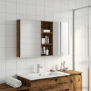 vidaXL Fürdőszobai Szekrény Szett 3 pcs 130 x 14,5 x 70 cm Faanyag