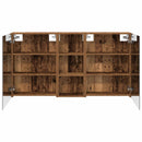 vidaXL Fürdőszobai Szekrény Szett 3 pcs 130 x 14,5 x 70 cm Faanyag