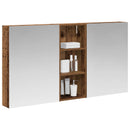vidaXL Fürdőszobai Szekrény Szett 3 pcs 130 x 14,5 x 70 cm Faanyag