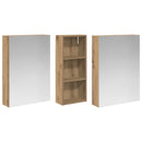 vidaXL Fürdőszobai Szekrény Szett 3 pcs 130 x 14,5 x 70 cm Faanyag