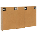 vidaXL Fürdőszobai Szekrény Szett 3 pcs 130 x 14,5 x 70 cm Faanyag