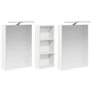 vidaXL Fürdőszobai Szekrény Szett 3 pcs 130 x 14,5 x 70 cm Faanyag