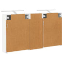 vidaXL Fürdőszobai Szekrény Szett 3 pcs 130 x 14,5 x 70 cm Faanyag