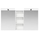 vidaXL Fürdőszobai Szekrény Szett 3 pcs 130 x 14,5 x 70 cm Faanyag