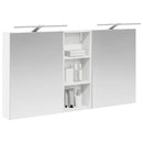 vidaXL Fürdőszobai Szekrény Szett 3 pcs 130 x 14,5 x 70 cm Faanyag