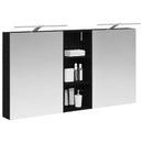 vidaXL Fürdőszobai Szekrény Szett 3 pcs 130 x 14,5 x 70 cm Faanyag