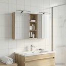 vidaXL Fürdőszobai Szekrény Szett 3 pcs 130 x 14,5 x 70 cm Faanyag
