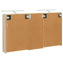 vidaXL Fürdőszobai Szekrény Szett 3 pcs 130 x 14,5 x 70 cm Faanyag