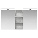 vidaXL Fürdőszobai Szekrény Szett 3 pcs 130 x 14,5 x 70 cm Faanyag