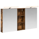 vidaXL Fürdőszobai Szekrény Szett 3 pcs 130 x 14,5 x 70 cm Faanyag