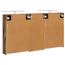 vidaXL Fürdőszobai Szekrény Szett 3 pcs 130 x 14,5 x 70 cm Faanyag