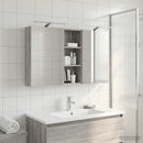 vidaXL Fürdőszobai Szekrény Szett 3 pcs 130 x 14,5 x 70 cm Faanyag