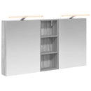vidaXL Fürdőszobai Szekrény Szett 3 pcs 130 x 14,5 x 70 cm Faanyag