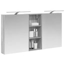 vidaXL Fürdőszobai Szekrény Szett 3 pcs 130 x 14,5 x 70 cm Faanyag