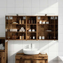 vidaXL Fürdőszobai Szekrény Szett 3 pcs 130 x 14,5 x 70 cm Faanyag