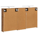 vidaXL Fürdőszobai Szekrény Szett 3 pcs 130 x 14,5 x 70 cm Faanyag