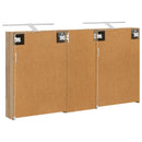 vidaXL Fürdőszobai Szekrény Szett 3 pcs 130 x 14,5 x 70 cm Faanyag