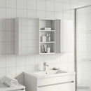 vidaXL Fürdőszobai Szekrény Szett 3 pcs 140 x 14,5 x 70 cm Faanyag