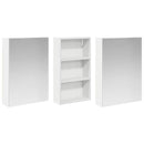 vidaXL Fürdőszobai Szekrény Szett 3 pcs 140 x 14,5 x 70 cm Faanyag