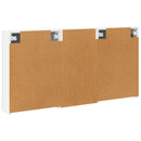 vidaXL Fürdőszobai Szekrény Szett 3 pcs 140 x 14,5 x 70 cm Faanyag