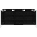 vidaXL Fürdőszobai Szekrény Szett 3 pcs 140 x 14,5 x 70 cm Faanyag