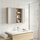 vidaXL Fürdőszobai Szekrény Szett 3 pcs 140 x 14,5 x 70 cm Faanyag