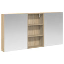 vidaXL Fürdőszobai Szekrény Szett 3 pcs 140 x 14,5 x 70 cm Faanyag