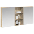 vidaXL Fürdőszobai Szekrény Szett 3 pcs 140 x 14,5 x 70 cm Faanyag